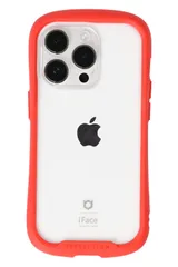 iFace Reflection iPhone 14 Pro ケース クリア 強化ガラス (レッド)【アイフェイス アイフォン14pro 用 iphone14プロ 用 カバー 韓国 耐衝撃 透明 ストラップホール】 [レッド・iPhone14 Pro専用]