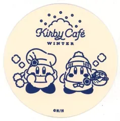 【中古】コースター カービィ＆ワドルディ オリジナルコースター 「星のカービィ カービィカフェ WINTER 2022」 ドリンク注文特典