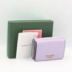 未使用品 箱付 ケイトスペード パープル系 レディース折財布 OGH 2000000
