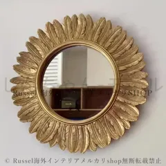 2025年最新】鏡 壁掛け ゴールドの人気アイテム - メルカリ