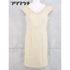 ◇ ROPE' ロペ 半袖 膝下丈 ワンピース サイズ7AR ベージュ系 レディース 【中古】 【1104160004522】