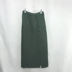 ◇ ⊇ DELYLE ウエストゴム ロング丈 セミタイト スカート サイズF ブラック レディース E  【1501230047135】