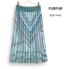 FUR FUR ファーファー プリーツ フレア スカート