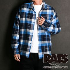 【RATS/ラッツ】COTTON RAYON CHECK SHIRT / コットンレーヨンチェックシャツ / 25'RS-0306【メンズ】【送料無料】