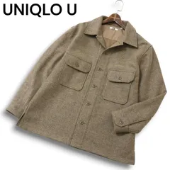 UNIQLO U ユニクロ ユー ルメール 秋冬 フリース★ 長袖 シャツ ジャケット オーバーシャツ CPO Sz.XL メンズ 大きいサイズ