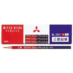 uni　三菱鉛筆　MITSUBISHI PENCIL　朱藍 5：5 　1箱12本入り　K2667