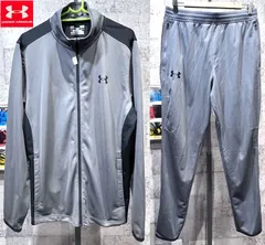 美品 アンダーアーマー ヒートギア ドライ メッシュ ジャージ 上下セットアップ L メンズ  UNDER ARMOUR