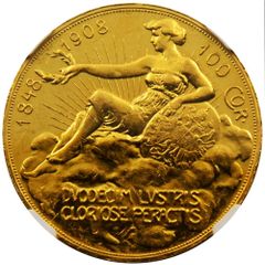 まるこインド ルピー銀貨 女帝ビクトリア NGC MS63高鑑定品！ 1862(B) イギリス領インド ヴィクトリア女王 1ルピー 銀貨 NGC