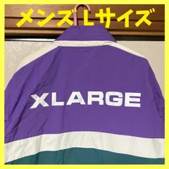 X-LARGE エクストララージ ナイロンジャケット 紫 緑 白 Lサイズ