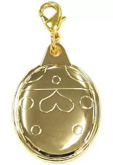 【中古】キーホルダー・マスコット(キャラクター) ジョルノモチーフ メタルチャーム 「一番くじ ジョジョの奇妙な冒険 黄金の風」 F賞