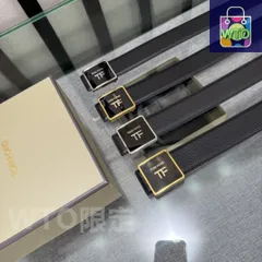 【今日特価】Tom Ford ダブルフェイスレザーベルト-1