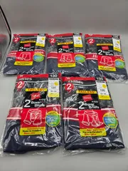 新品 Hanes ヘインズ キッズ ボクサーブリーフ 130cm 2枚組 ×5セット 10枚 ネイビー