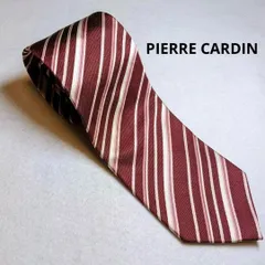 2:ネクタイ PIERRE CARDIN 8.5㎝ レッドブラウン A 303　●