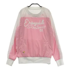 サイズ：M LE COQ GOLF ルコックゴルフ  裏メッシュ 長袖ブルゾン  ピンク系 [240101425231] ゴルフウェア レディース ストスト