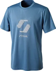 スティガ STIGA 卓球 STIGA シリコンロゴ T シャツ ブルーグレー S 1840550604 ブルーグレーのサムネイル