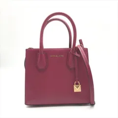 超美品 MICHAEL KORS マイケルコース 2WAY ハンド ショルダー バッグ 斜め掛け レザー ピンク レディース ブランド かばん k5824