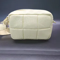 ◇ ADD CULUMN ロゴワンポイント コンパクトサイズ フェミニン ショルダーバッグ イエロー レディース E  【1310130021073】