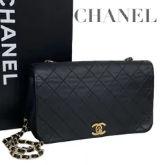 シール有　シャネル　マトラッセ　ラムスキン　チェーンショルダーバッグ　ターンロック　ゴールド金具　ココマーク　5092