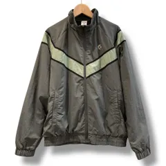 美品 CONVERSE コンバース ナイロン トレーニング ジャケットチャコールグレー サイズM 4410006 ウインドブレーカー スポーツウェア 裏地メッシュ ラグラン袖 メンズ 秋 ゴーゴー古着マルイ草加店1696Y