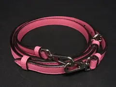 ■新品同様■ Christian Dior クリスチャンディオール レザー ショルダーストラップ 肩掛け 斜め掛け ピンク系 AL1146 のサムネイル