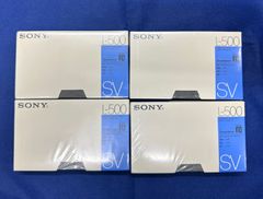 SONY　L-500　SV　ベータビデオテープ  4個セット