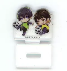 【中古】アクリルスタンド・アクリルパネル 潔世一＆蜂楽廻 「ブルーロック トレーディングアクリルミニスタンド」