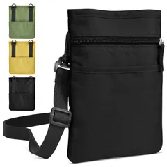 [Ganve] フォン サコッシュ メンズ レディース スマホポーチ 3WAY お財布ショルダー 軽量 ネックポーチ ポシェット アウトドア 登山 お散歩 ショルダーバッグ ストラップ付き(取り外し可能)