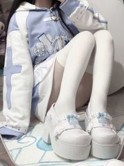 天使界隈　水色界隈　厚底シューズ　天使の羽　プラットフォームシューズ　サブカル　靴　シューズ　渋谷　原宿　ファッション　ロリィタ　ゴスロリ　ロリータ　サンリオ　パステルブルー　十字架　サブカルファッション　アイドル　量産型　地雷系　天使　白