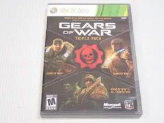 xbox360★GEARS OF WAR TRIPLE PACK 海外版 北米版 コード保証無し★箱付・説明書付・ソフト付★動作確認済