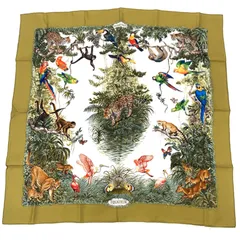 HERMES エルメス 美品 ヴィンテージ スカーフ柄 シャツ ポロ