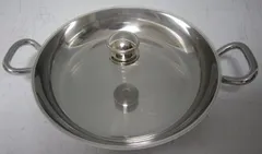 フライパン ステンレス製 卓上ミニパン15cm 蓋付きのサムネイル