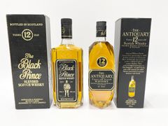 The Black Prince 12 Years Old  THE ANTIQUARY  12 Years Old ウイスキー2本セット