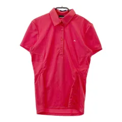 サイズ：S J.LINDEBERG ジェイリンドバーグ  半袖ポロシャツ  レッド系 [240101267343]# ゴルフウェア レディース ストスト