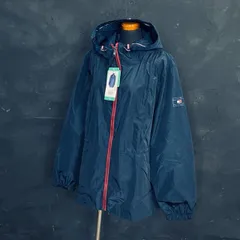 新品 Tommy Hilfiger レディース ウインドブレーカー ネイビー XL トミーヒルフィガー ITEM1741205 /300085
