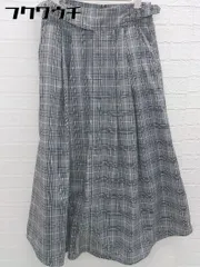 ◇ FREAK'S STORE フリークスストア チェック柄 ロング スカート サイズS グレー レディース 【中古】 【1102120010156】