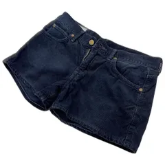 Lee ☆ リー LL0420 足長 ショーツ コーデュロイパンツ ショートパンツ ダークネイビー S レディース ギャル 大人カジュアル■Ja7599