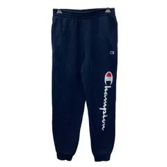 Champion レディース スウェットパンツ L ネイビー チャンピオン ウエストゴム 裏起毛 ビッグロゴ ボトムス 古着卸 アメリカ仕入 2509-431