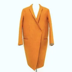 #wnc セリーヌ CELINE コート 34 オレンジ系 チェスターコート クロンビー フィービー期 レディース [850951]