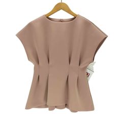 anuans　ペプラムトップス ペプラムニットトップス