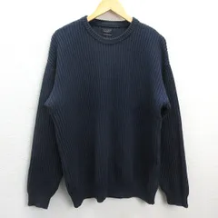 G■ザラマン/ZARAMAN ニットセーター/コットン【USA/M】紺/men's/19【中古】■