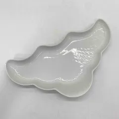 ロイヤルコペンハーゲン ホワイトパルメッテ　クレセント プレート 5枚セット ロイヤルコペンハーゲン ホワイトパルメッテ クレセント