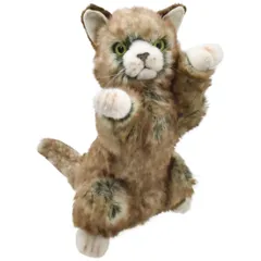 HANSA 子ネコ25 H25(cm) 5022 ぬいぐるみ ハンサ 子猫 クリスマス 誕生日 プレゼント 動物 犬 猫 鳥 うさぎ ペンギン アニマル 置物 人形 フィギュア KOESEN ケーセン 大きい マスコット 実物大 大型