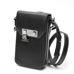 ディオール / DIOR　ディオール ロック ショルダーバッグ / ショルダーポーチ　スムースレザー　ブラック 【中古】 商品番号 K-158709