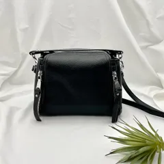 本革 2way ショルダーバッグ ハンドバッグ レディース 斜め掛け オシャレバッグ ミニショルダー カジュアル レザー 多機能 大容量 お手入れ簡単 新品 送料無料 ブラック 黒