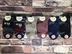 『６足組』人気メーカー《ワールド》あったか裏起毛！良質厚地クルー丈ソックス