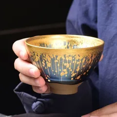 茶道具　笹川焼　窯変天目茶碗　折谷隆一作 茶道具笹川焼窯変天目茶碗折谷隆一作