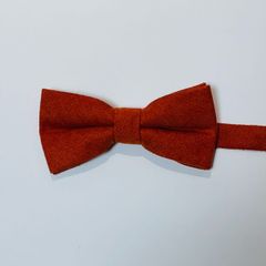 24.蝶ネクタイ　ブリックレッド　結婚式　タキシード