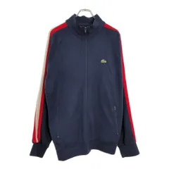 90年代 IZOD LACOSTE アイゾッド ラコステ トラックジャケット  ネイビー(メンズ L)中古 古着 U6067
