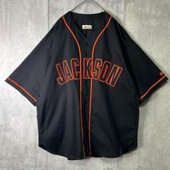 希少 JACKSON MATISSE ベースボールシャツ 刺繍ロゴ 黒 美品 - メルカリ