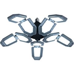 山善(YAMAZEN) LED ガレージライト ペンダントライト 角度調節最大155度 70W 10000lm 6500K 屋内用 省エネ 取付簡単 工事不要 車庫 倉庫 作業灯 LEDライト 専用三脚スタンド取付可(別売) GL5-1000
